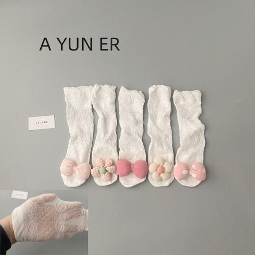 婴儿长筒袜子夏季超薄网眼空调袜
