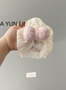 新生婴儿囟门帽子夏季薄款女宝宝护囟门花朵超萌护卤门胎帽印度帽