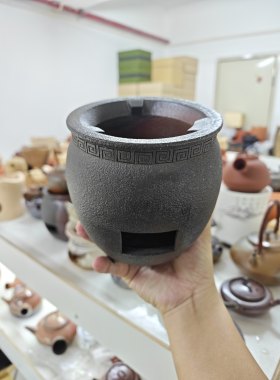 柴烧炭炉真柴烧假一赔一千万复古茶炉潮汕功夫煮茶炉炉煮茶器煮水