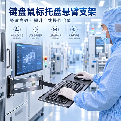 工业用键盘鼠标壁挂支架