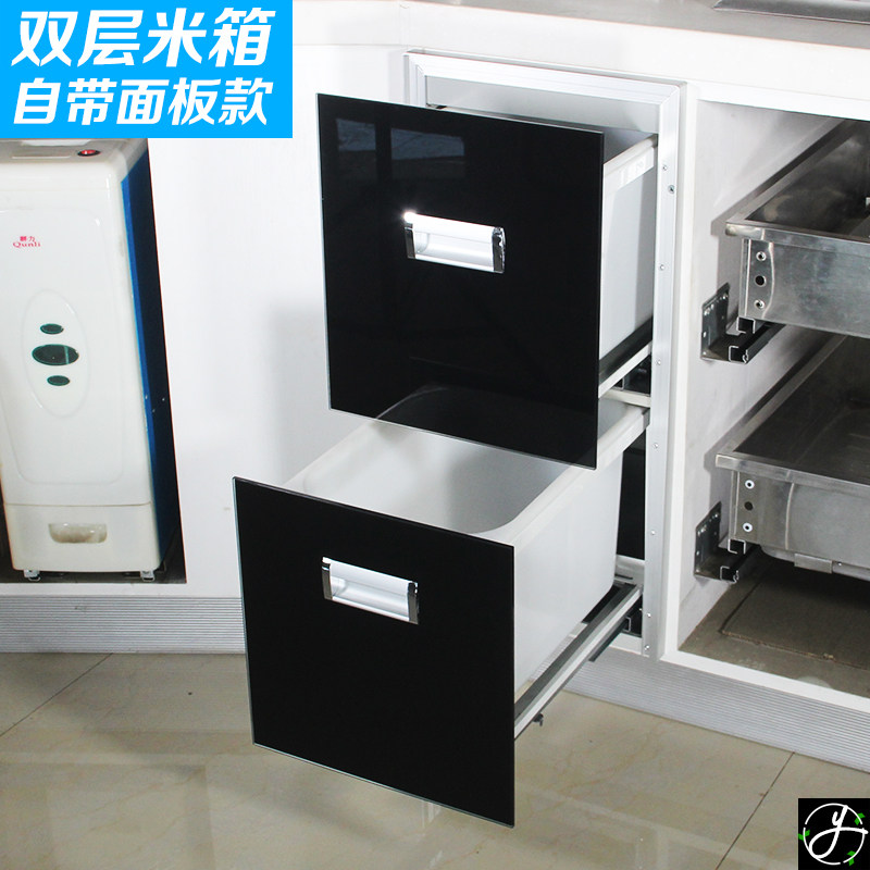 kitchen double-deck Meter box luxury Mirror flour cupboard Embedded system Rice barrel Traderin the Decoration main material , Kitchen , M barrels  category - from Buy2taobao.com to provide professional Taobao agent buy service