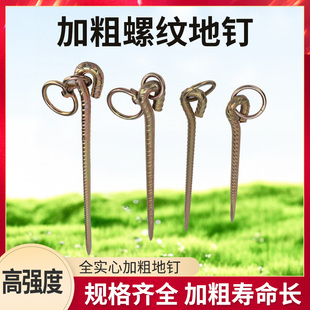 地钉栓牛羊马拴狗大型犬橛子大棚钉草坪钉螺纹钢帐篷钉地锚固定钉
