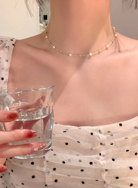 满天星珍珠项链女轻奢高级感配饰