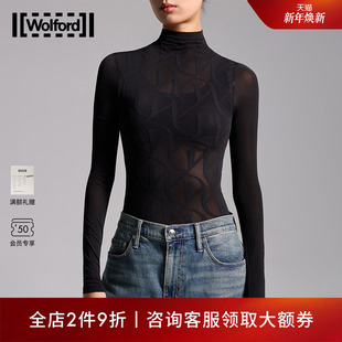 Wolford 沃尔福特Lace气质W满印多搭柔软舒适连体衣女78320