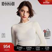 沃尔福特 当季 新款 Wolford 精纺羊毛针织衫 无缝一体内搭53509