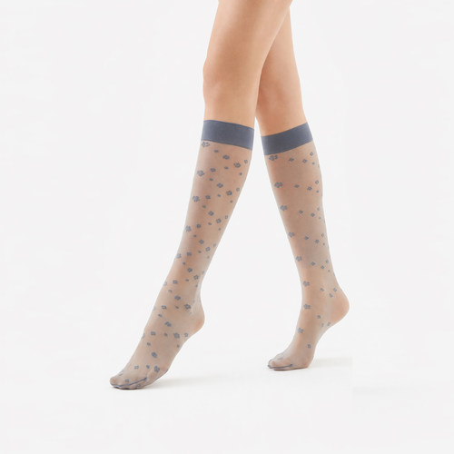 Wolford雏菊图案小腿袜
