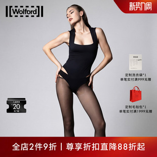 黑丝裤 12D弹力绑带分体薄款 袜21646 沃尔福特Stay夏季 Wolford