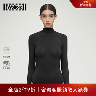Wolford 微闪高领多搭贴身打底连体衣女78313 沃尔福特Buenos时尚