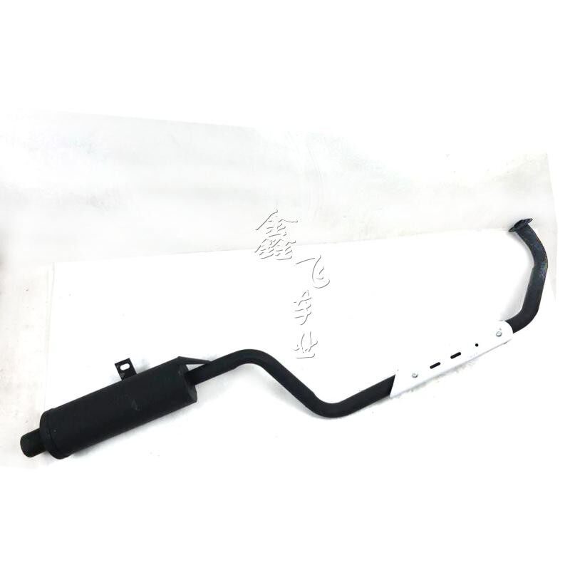 改装四轮越野摩托车GY6沙滩车配件铁排气管 单排气管