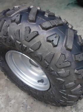 ATV卡丁车配件沙滩车19X7-8 18X9.5-8寸A字花纹越野真空轮胎轮毂