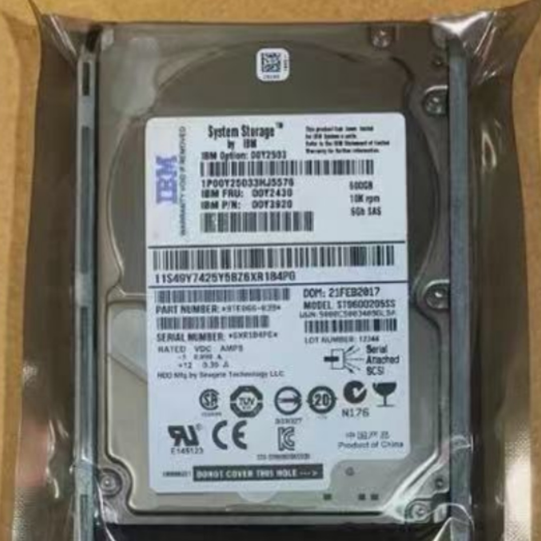 IBM 00MJ145 00Y2430 00Y2503 600G 10K SAS 2.5 V3700 V3500硬盘