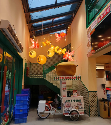 金鱼鲤鱼花灯餐厅鱼形灯笼手持鱼灯舞鱼花灯龙年大型花灯宫灯元宵