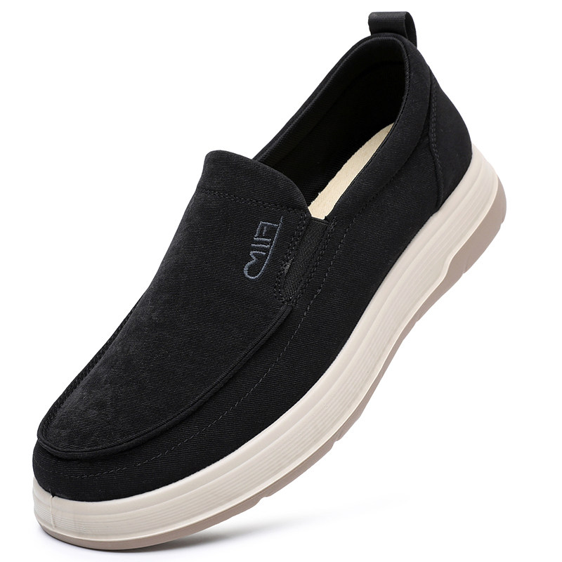 新款老北京布鞋男单鞋春秋款帆布鞋软底防滑透气一脚蹬爸爸鞋散步,流行男鞋,布鞋,淘宝优惠券,粉丝福利购,淘宝优惠卷