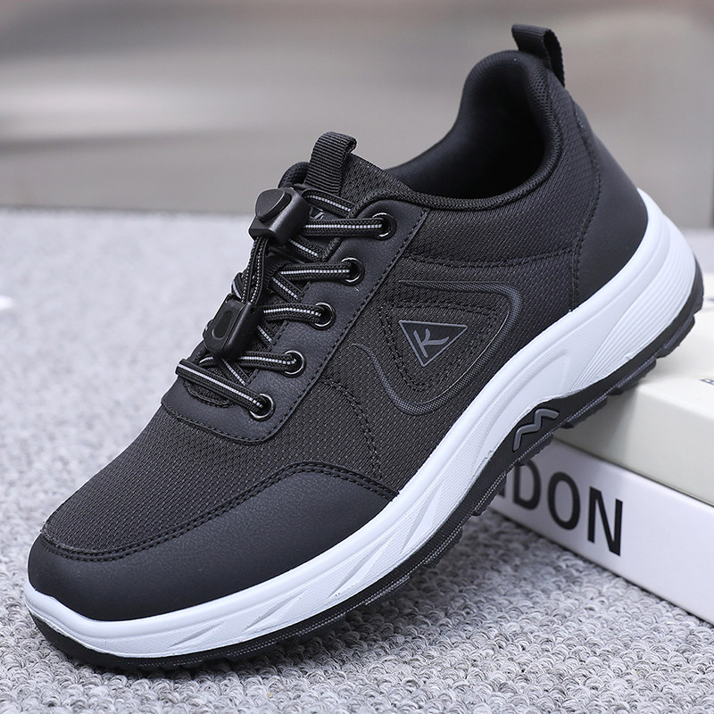 26年春季新款老北京男单鞋透气休闲爸爸鞋软底防滑老人轻便圆头鞋,流行男鞋,健步鞋,淘宝优惠券,粉丝福利购,淘宝优惠卷