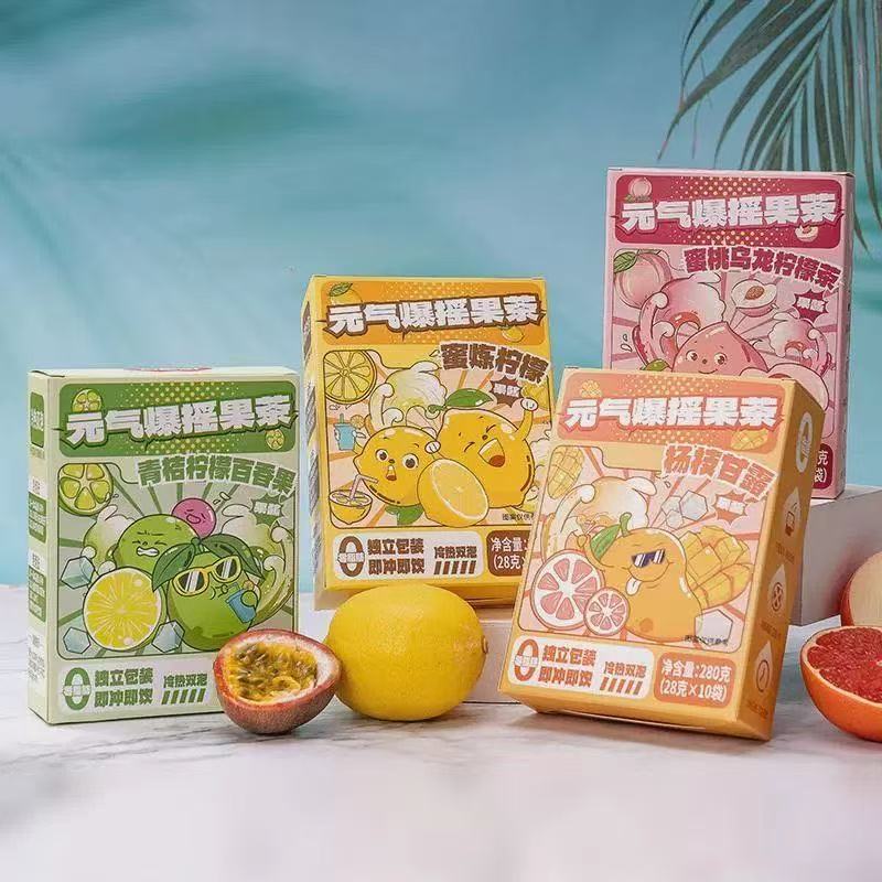 蜂蜜柚子茶果茶蜂蜜百香果果酱泡水冲饮独立包装夏天解腻