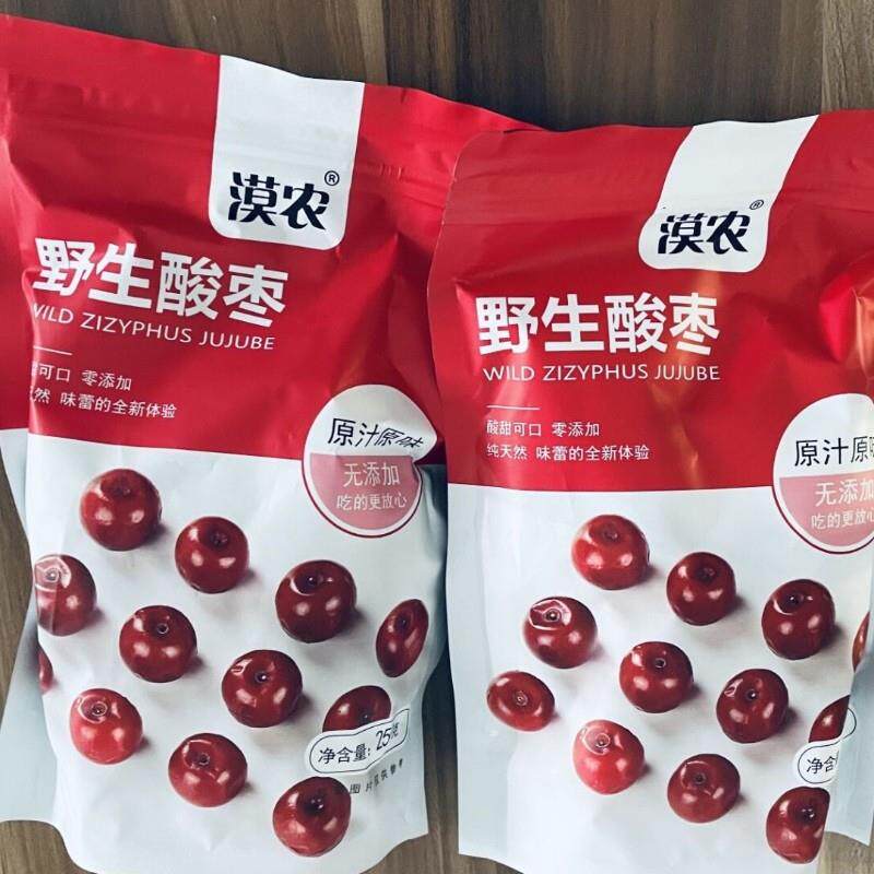 ￥新货农度酸枣野生天然酸枣酸甜爽口小红枣粒荆棘酸枣干吃煮粥泡