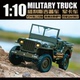 10仿真威利斯吉普车攀爬越野高速全比例RC竞速军卡遥控车模型