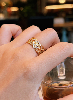 蜜蜂妈金店同款金刚杵戒指