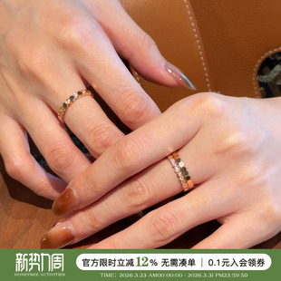 蜜蜂妈手作宋慧乔同款 蜂巢戒指女轻奢高级感精致叠戴组合食指指环