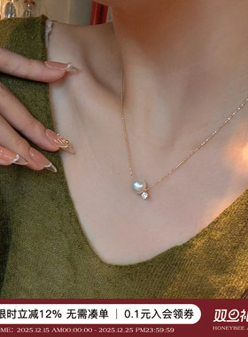 蜜蜂妈手作路路通天然珍珠项链