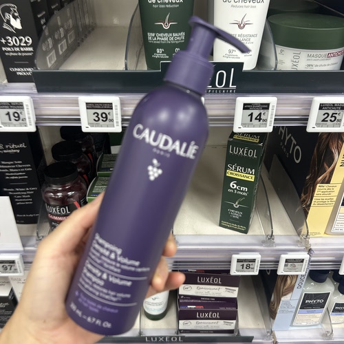 caudalie欧缇丽强韧丰盈防脱洗发水200ml葡萄籽油清洁头皮