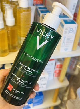 薇姿vichy净颜清痘洁面净油脂啫喱400ml油性长痘深层净化凝胶身体