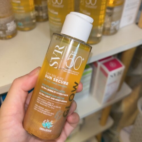 SVR舒唯雅闪粉SPF50水感闪光防晒喷雾油防晒海边度假100ml
