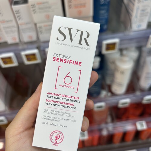 SVR舒唯雅专利离子水6种成分舒敏特护修护霜乳30ml耐受性敏感肌