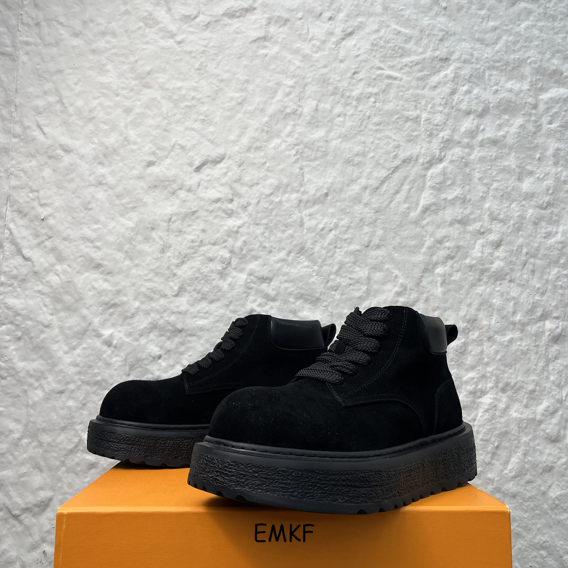 男鞋潮牌高级感百搭高帮德比鞋复古黑色增高厚底翻毛皮大头休闲鞋,流行男鞋,时尚休闲鞋,淘宝优惠券,粉丝福利购,淘宝优惠卷