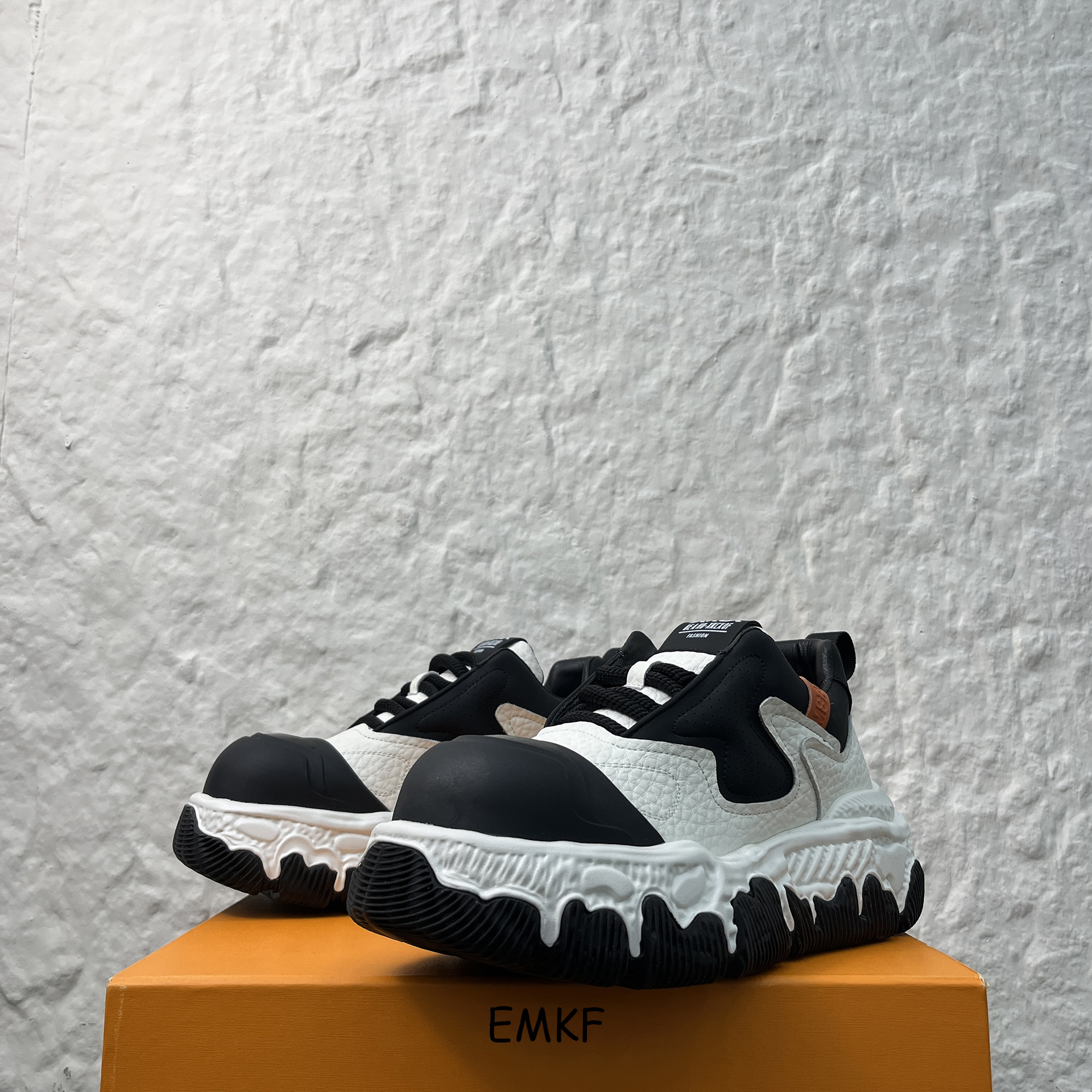 黑白熊猫德比鞋男小众设计休闲鞋