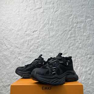 户外厚底复古老爹鞋 超火爆款 男 潮牌高级感百搭黑色运动休闲鞋 男鞋