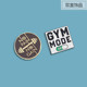 健身房锻炼标志徽章 饰 学生励志礼物勋章金属别针包包装 gym mode