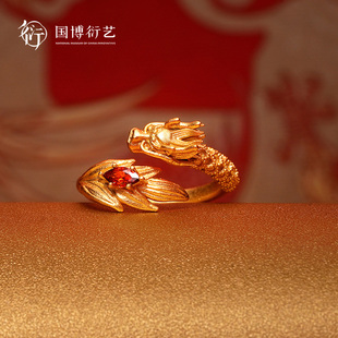 中国国家博物馆孝端皇后凤冠龙戒指新中式 国风创意精美博物馆文创