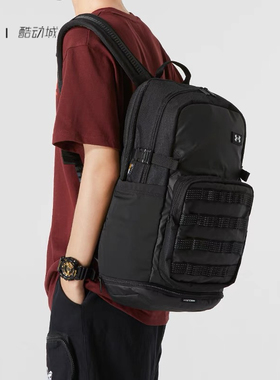 Under Armour Triumph Sport Backpack拉链开合双肩包1372290-001