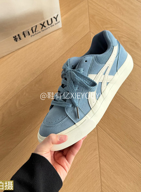 鞋有亿 2025秋冬新款蓝色面包鞋男士复古运动板鞋厚底时尚休闲鞋