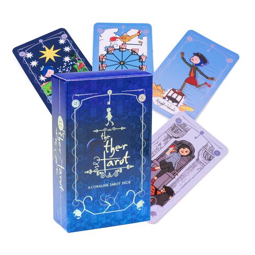 可爱卡通鬼妈妈塔罗牌 the others tarot 传统泛韦特卡牌