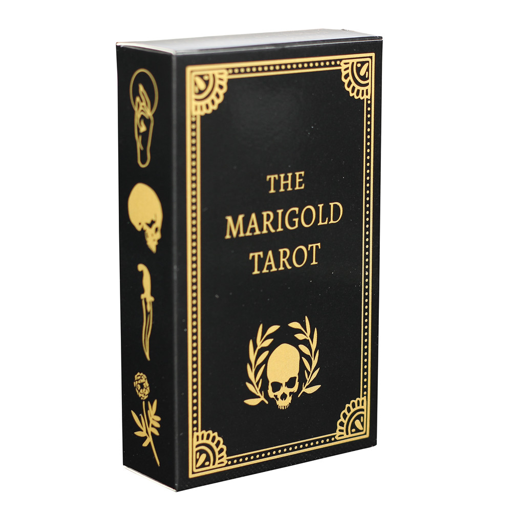 万寿菊塔罗牌暗黑风卡罗牌 The Marigold Tarot骷髅头桌游卡牌