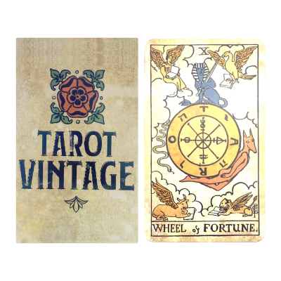 意大利复古韦特牌塔牌罗英文古体伟特卡牌 tarot card Vintage