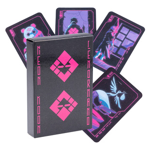 lenormand moon 限量酷炫赛博朋克霓虹月亮雷诺曼 neon