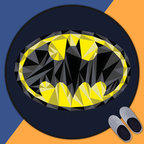 蝙蝠侠Batman防滑圆形地垫