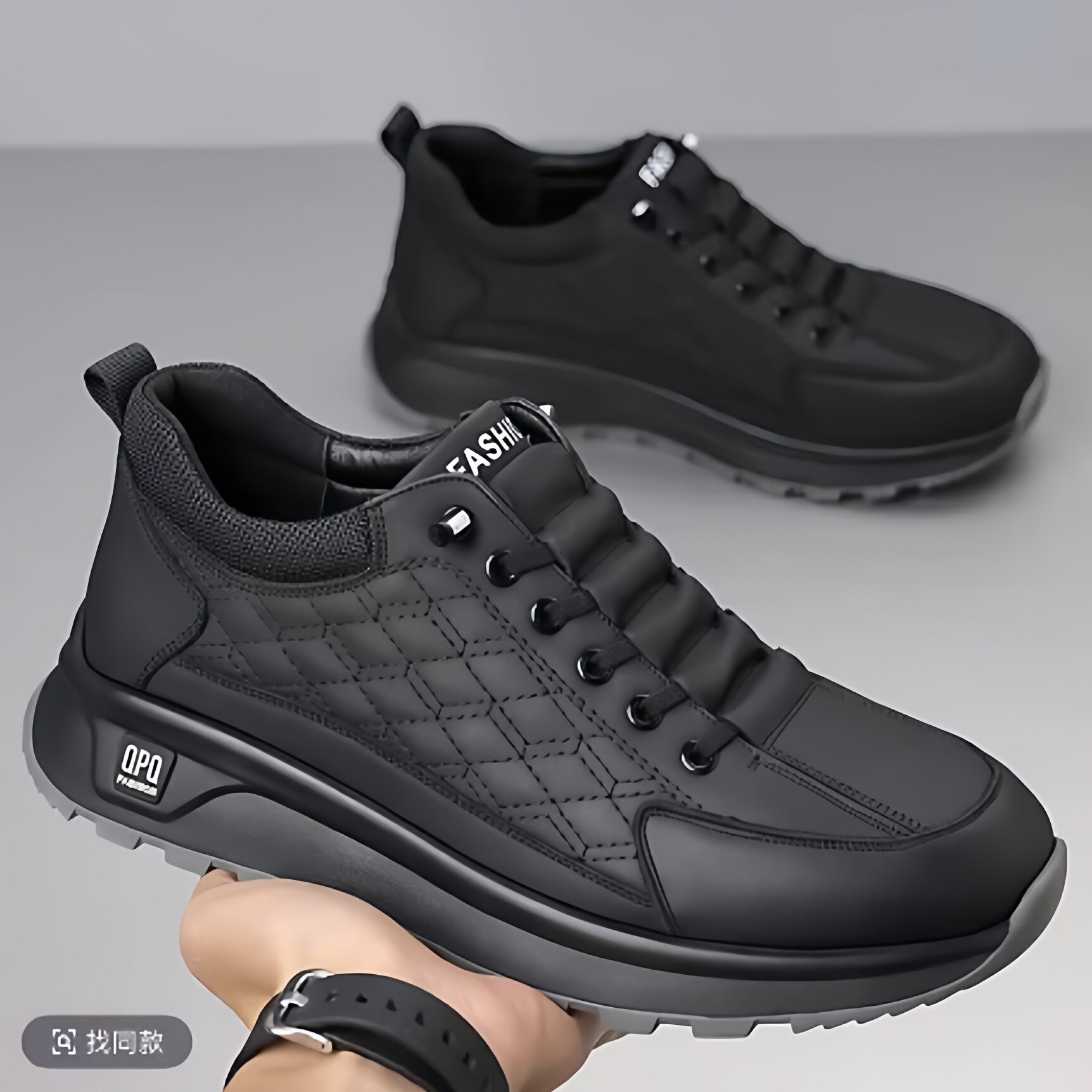 正品帕拉鞋男款2025新款高端男鞋头层牛皮休闲运动鞋男士真皮鞋子