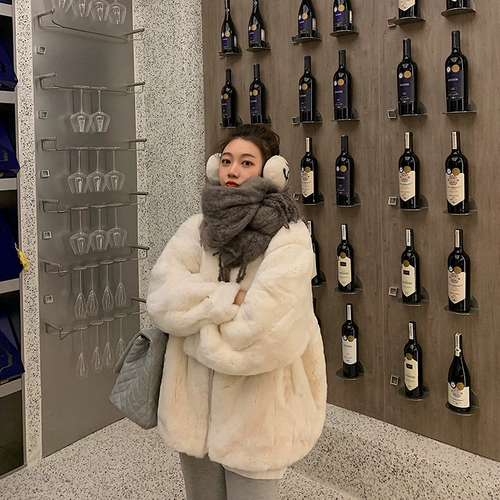 Зимняя длинная бархатная куртка, в корейском стиле, средней длины, оверсайз, увеличенная толщина