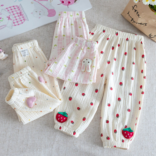 女童夏装休闲裤防潮牌