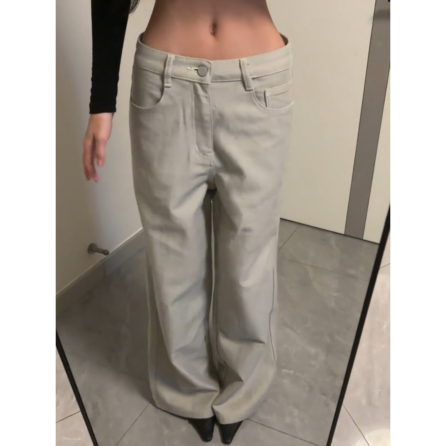 大码美式复古个性刺绣灰色牛仔裤男女高街休闲直筒显瘦阔腿长裤子,女装/女士精品,大码裤装,淘宝优惠券,粉丝福利购,淘宝优惠卷