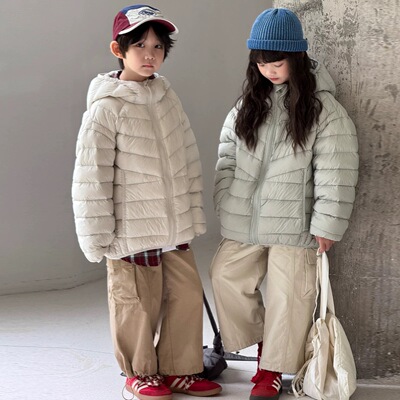 韩国儿童羽绒服2025冬新款