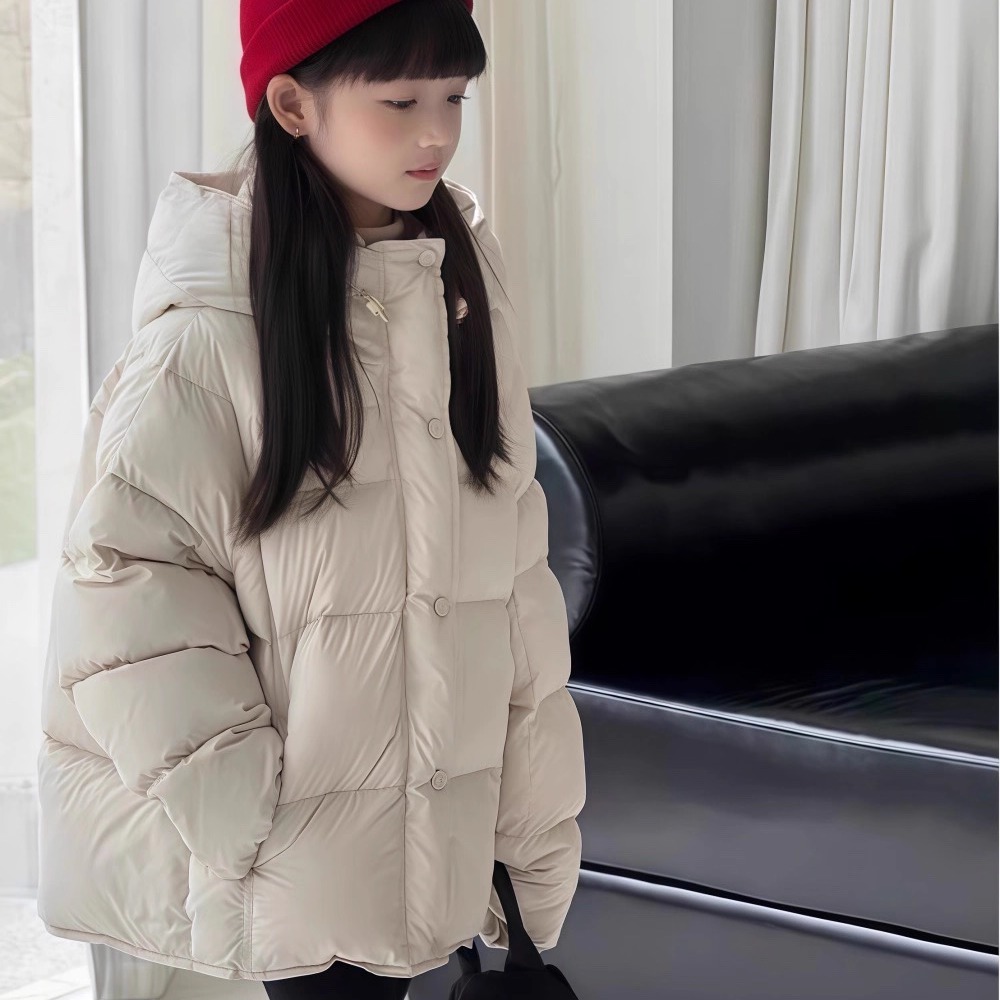 韩国童装2025冬新款羽绒服