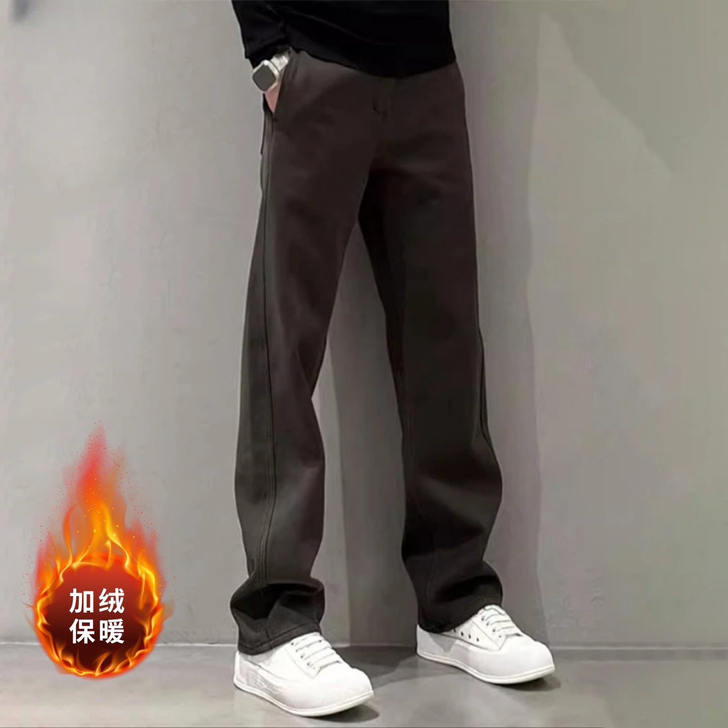 品质潮男穿搭高街长裤冬季高品质
