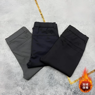 秋季新款男士时尚品质商务简约百搭高级感气质休闲长裤舒适高品质