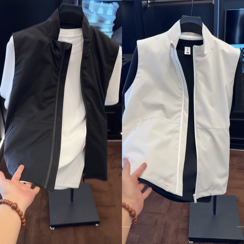 秋季新款男士时尚轻奢马甲高品质