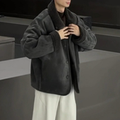 潮流时尚 早冬季 夹克小众设计美式 厚款 高级气质百搭外套高品质 新款